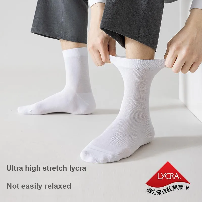 MIIOW Mid Calf Socks Men's Box Of 3 Pairs-1