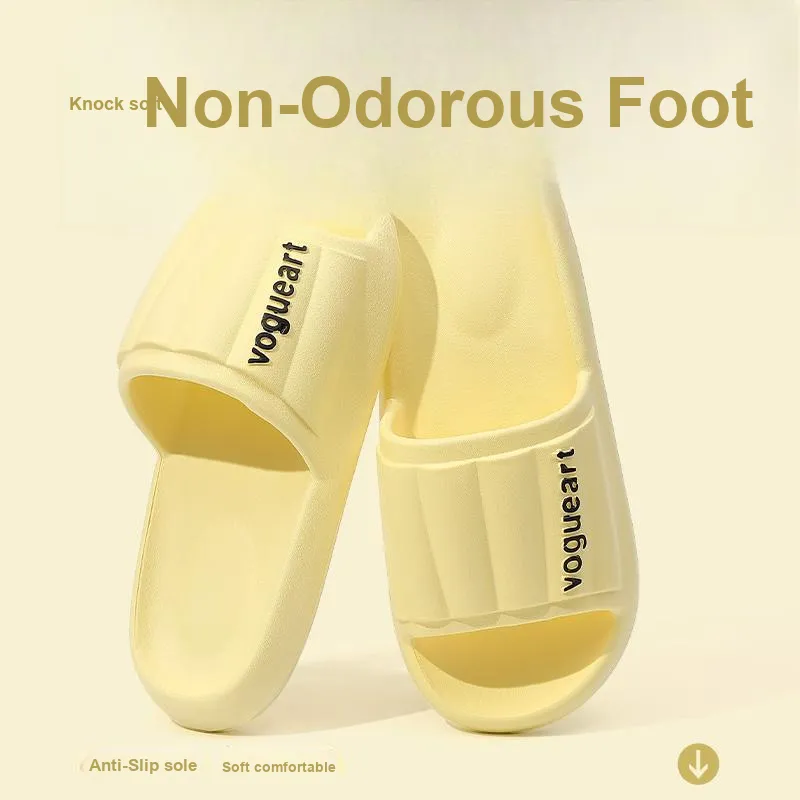 Foot Recreation Home Practical Summer Slip Resistant Quiet Bathroom Bathing Soft Sole Slippers-22