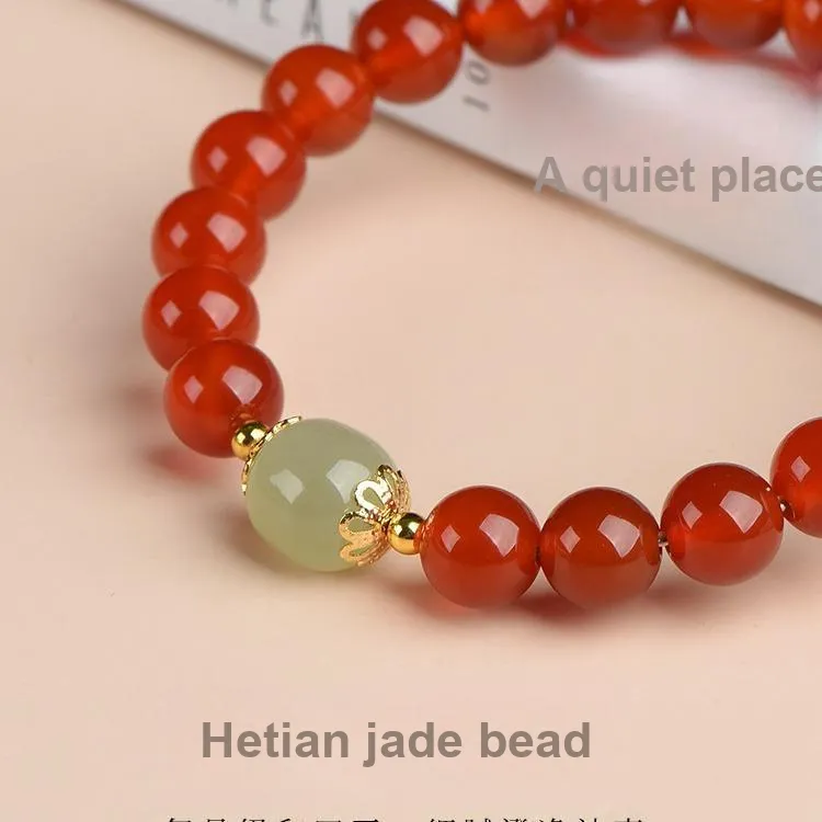 Royal Heaven's Choice Natural Agate Bracelets Women's-3