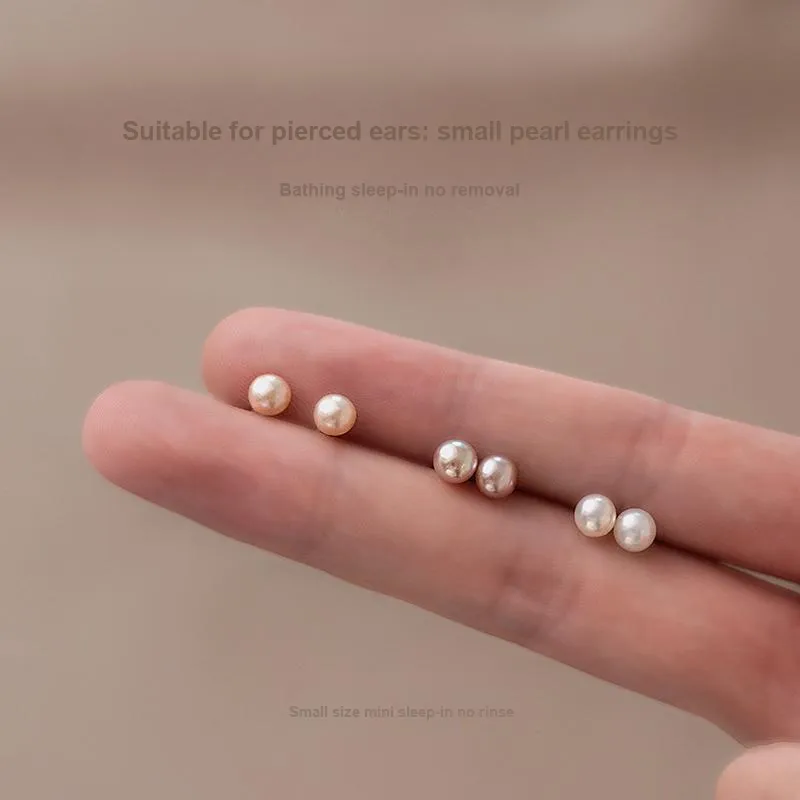 MCK Sterling Silver Stud Earrings Women's-2
