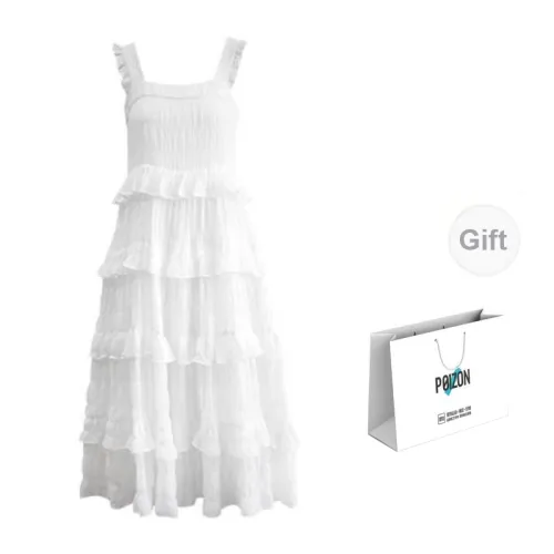 TURN UP Sleeveless Dresses Women's White