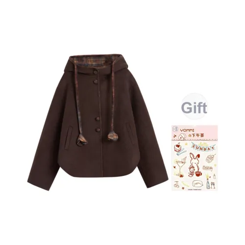 ZIHAN Мокка-мусс Женское пальто