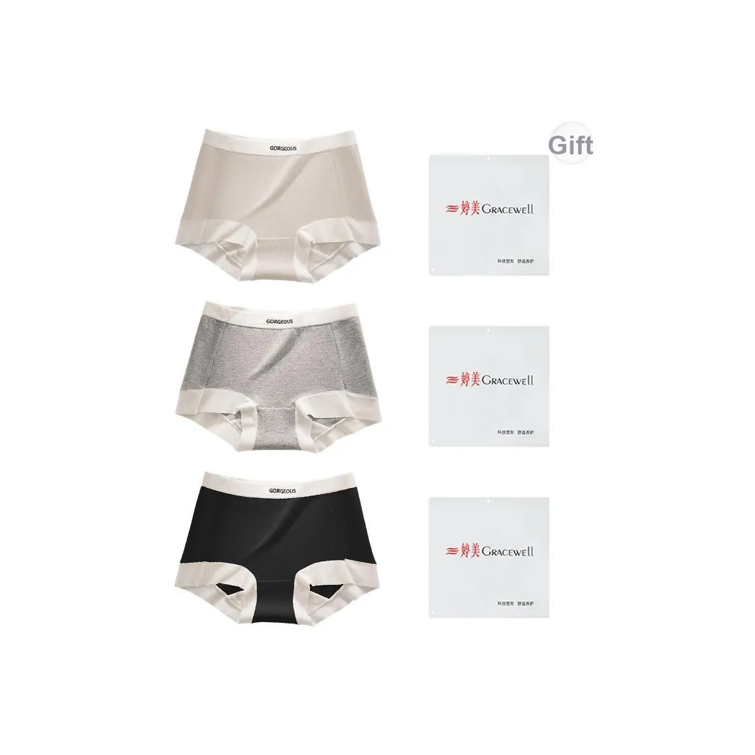 GRACEWELL Underpants Women's Shopping Bag 3 Pack