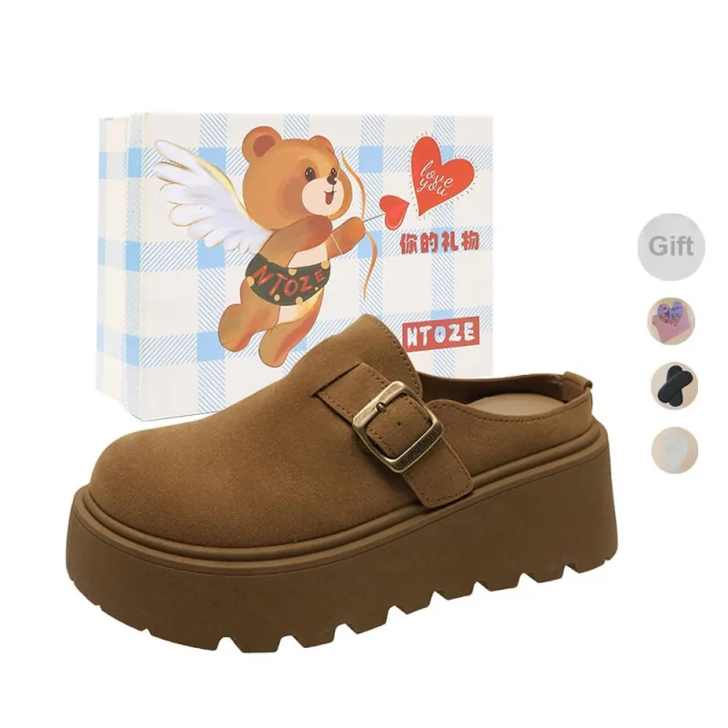 NTOZE Abrasion Resistant Wrap toe Slippers Women's-0