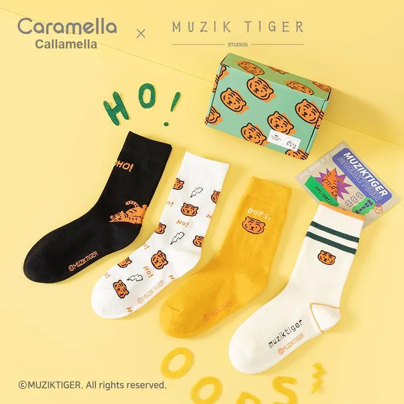 Caramella Unisex Mid Calf Socks-9