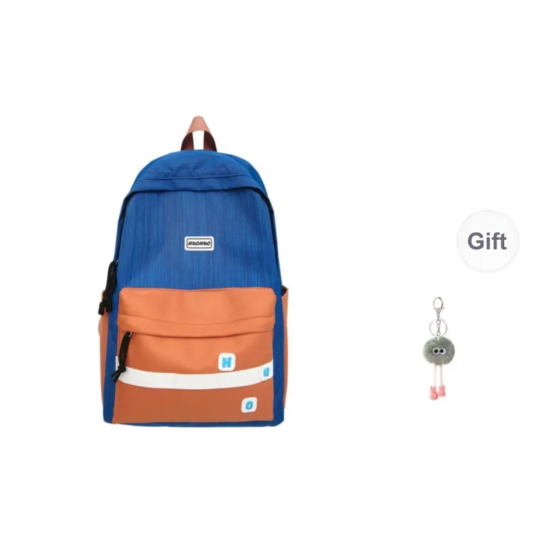 KAMLUI Nylon Backpack Regular Unisex White/Black/Orange Red/Red/Khaki-10
