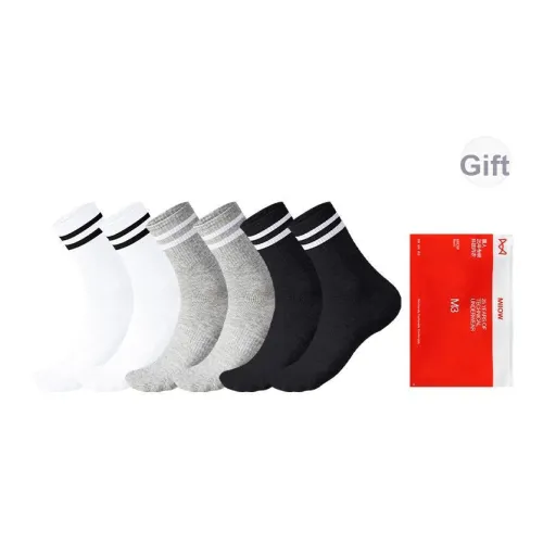 MIIOW Носки Crew Унисекс Сумка для покупок 6 пар