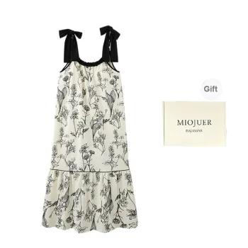 MIOJUER Nightgown Women's Gift Box Set Beige Yellow
