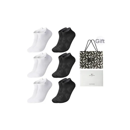 SEPTWOLVES Низкие носки Весенние Летние Мужские 6 пар Подарочная коробка Упаковано