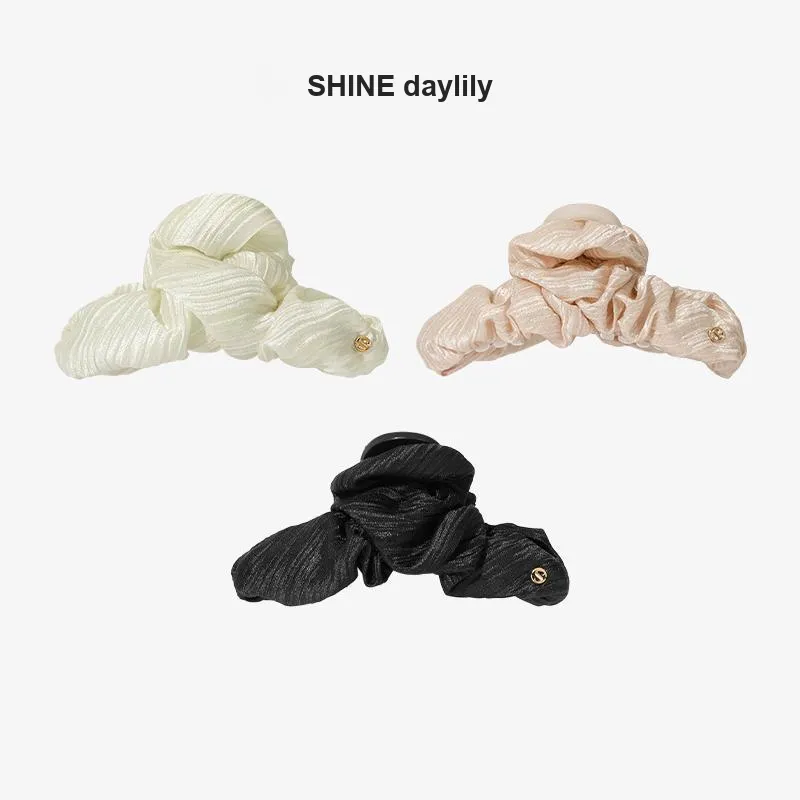 SHINE Fabric, Acrylic Hair Clips Women's-2