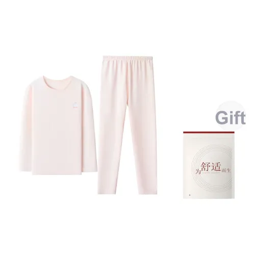 Red Bean Девочки Sparkling Pink Women's Thermal Sets