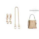 [Gold-Tone]Pig Nose Chain 2 Pack 7cm+Decorative Chain 40cm