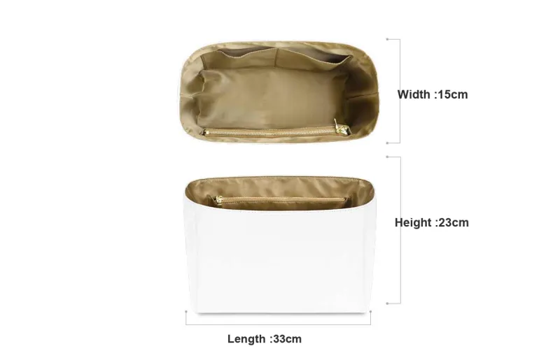 GUYI DuPont Paper With Microfiber Bag Accessory Bag Insert Women's Brown-46