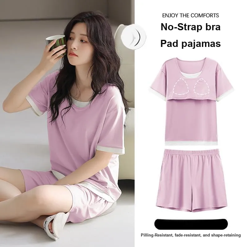 MADALLO Pajama Set Women's Light Purple-1