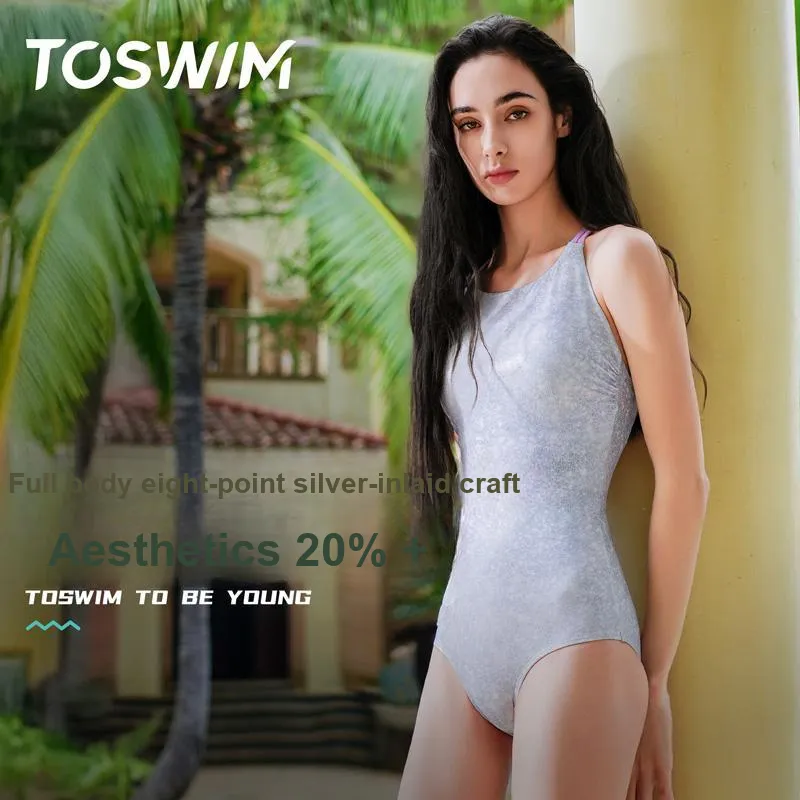 TOSWIM One piece Swimsuit Women's [Moonlight Lover]-3