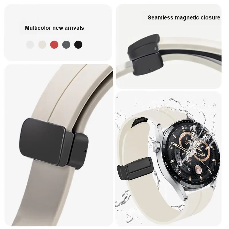 PULAISI Xiaomi Compatibility Watch Band Silicone Material-2
