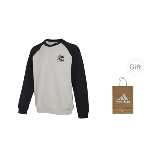 Adidas Sweatshirts Unisex Gray+Gift Bag