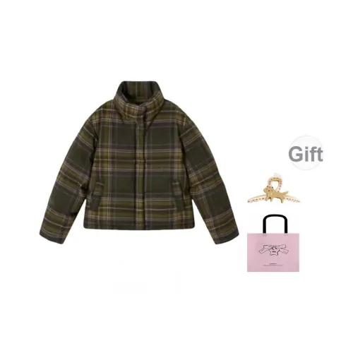 EVPGB Зеленый Женский Пуховик