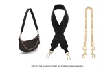 [3.8 Wide Strap]Underarm 65cm+Decorative Chain 55cm