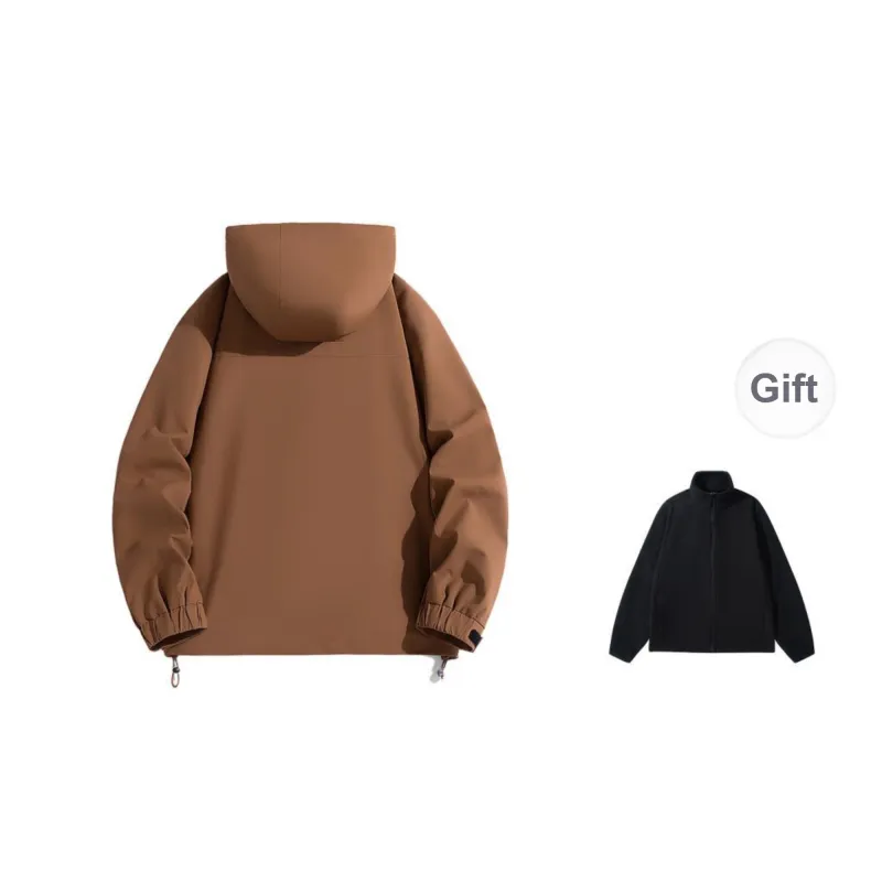 ROBINHOOD Water Resistant Windproof Breathable Warm Water Repellent Windbreaker Jacket Unisex-15