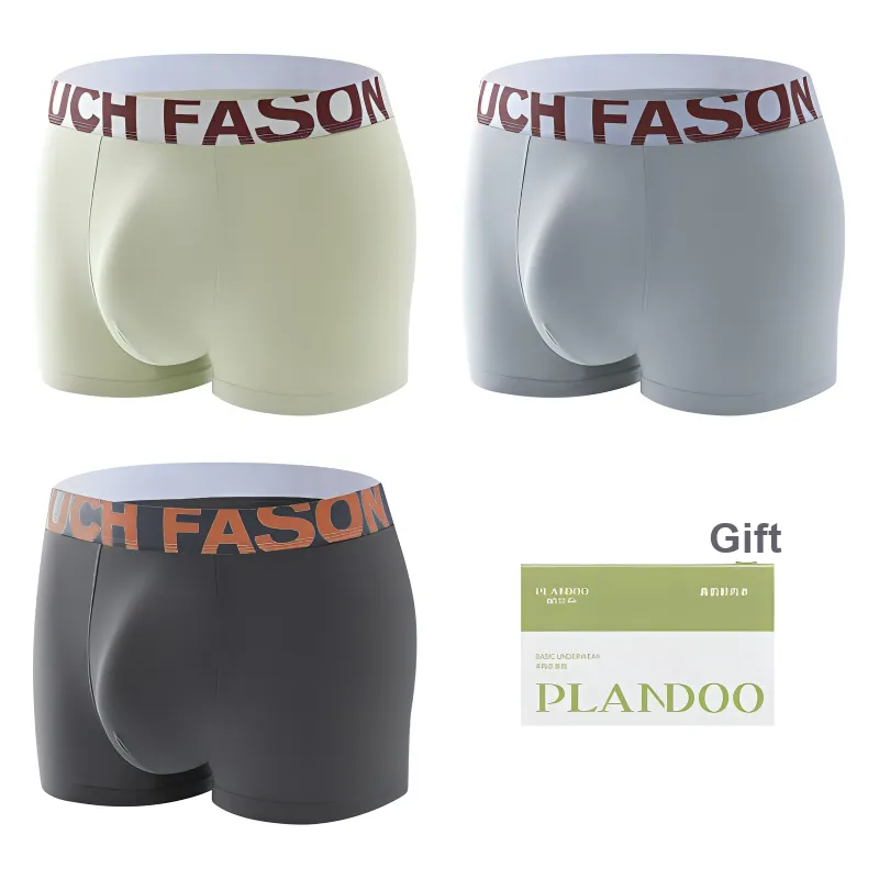 PLANDOO Underpants Men's Shopping Bag 3 Pack-12