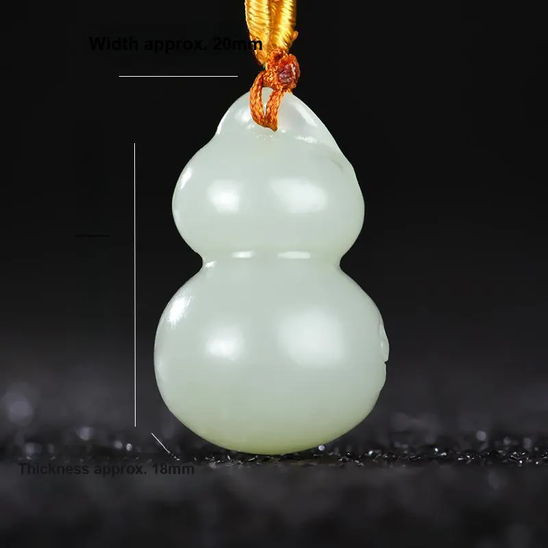 KUNYUYAO Hetian Jade Pendants Pale Greenish White Jade Unisex-2