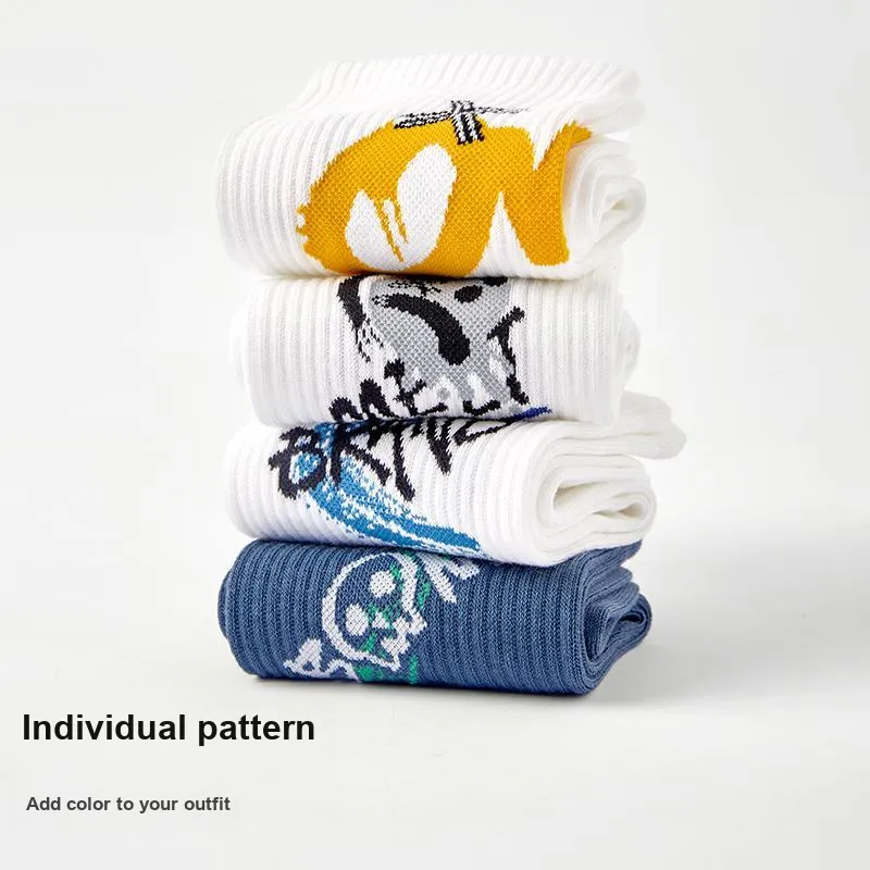 B&C.Room Mid Calf Socks Unisex 5 Pack-2