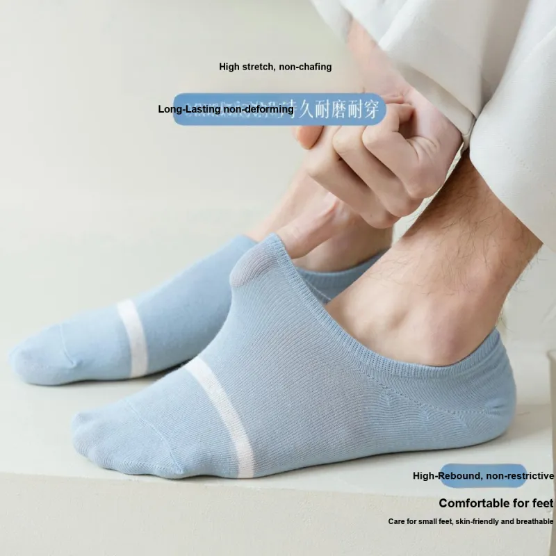 AUGUST No Show Socks Men's 5 Pack-5