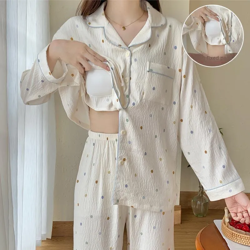 Qiao Ni Tong Pajama Set Women's Image Color-3