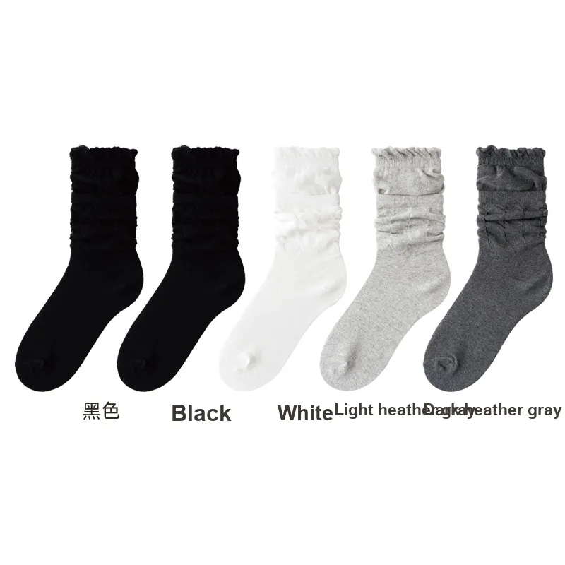 H YXIANG Mid Calf Socks Women's Combo Set-27
