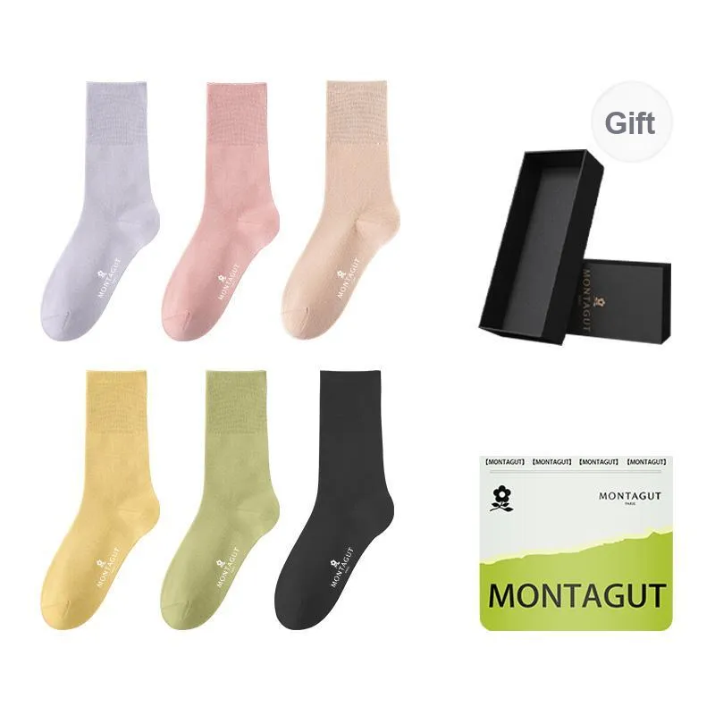 Montagut Knee High Socks Women's Gift Box Combination-55