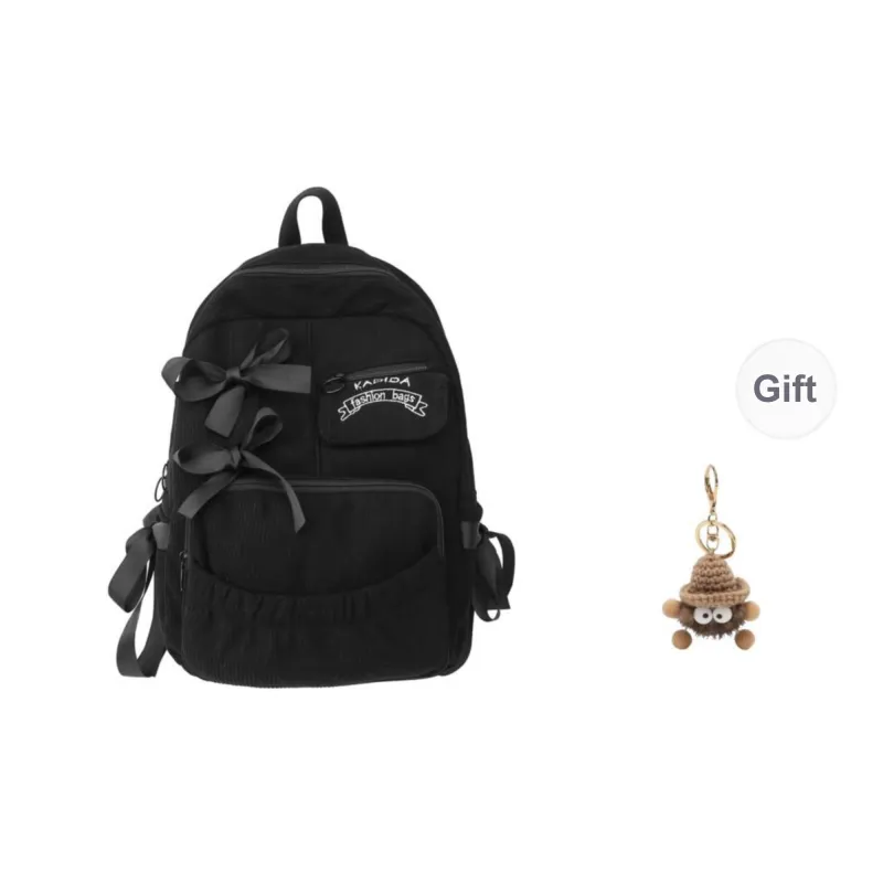 Yalu Corduroy Backpack Unisex Multicolor-0