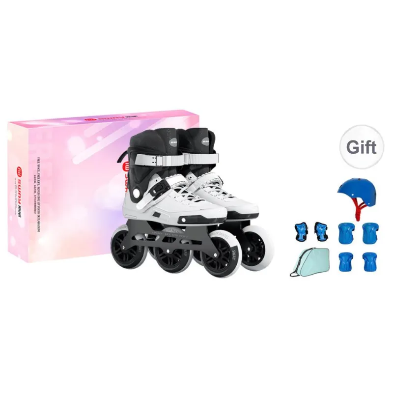 Sway Inline Skates Unisex Black White Two Tone-25