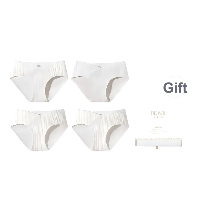 XIA.WA.ZHI.XIU Underpants Women's Shopping Bag 4 Pack-9