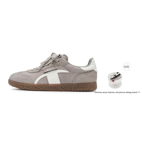 Champion Champ T Trainer T Head German Army Trainers Low Top Skateboard Shoes Women's Brown