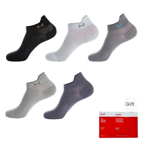 MIIOW Cool One Summer Series Ankle Socks Men's 5 Pack