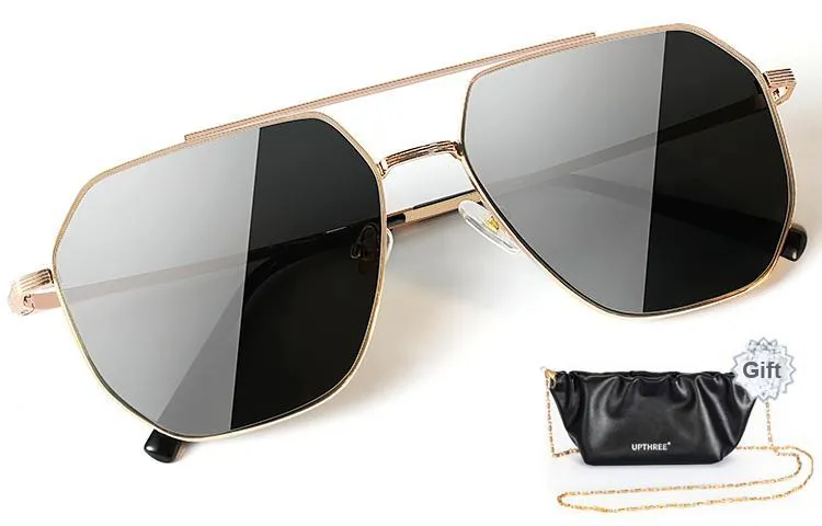 Upthree Alloy Aviator Sunglasses Unisex-3