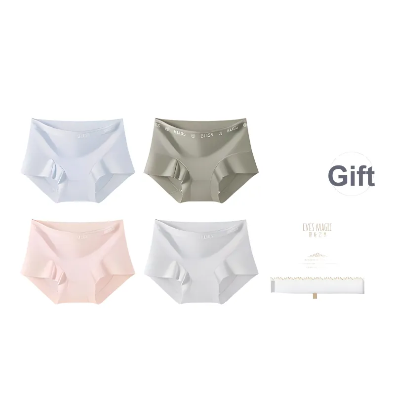 XIA.WA.ZHI.XIU Underpants Women's Shopping Bag 4 Pack-25