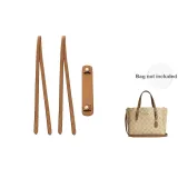 Milk Tea[2 Pack Underarm Shoulder Strap 81cm+Pressure-Relieving Shoulder Pads]