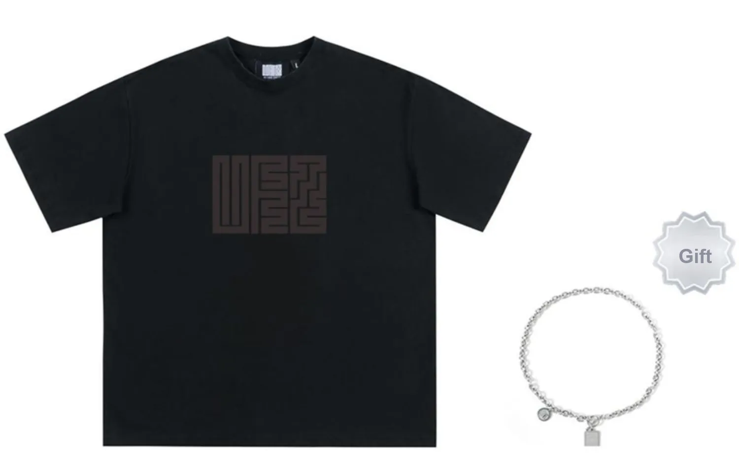 UFZ Drop Shoulder Sleeve T Shirt Unisex