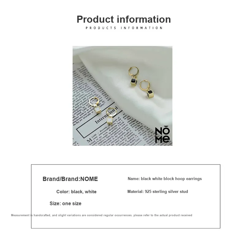 NOME 925 Sterling Silver Earrings Women's-3