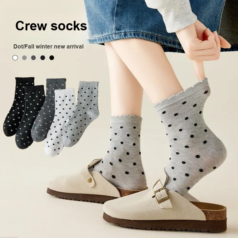 ALPLUME Mid Calf Socks Unisex 5 Pack-19
