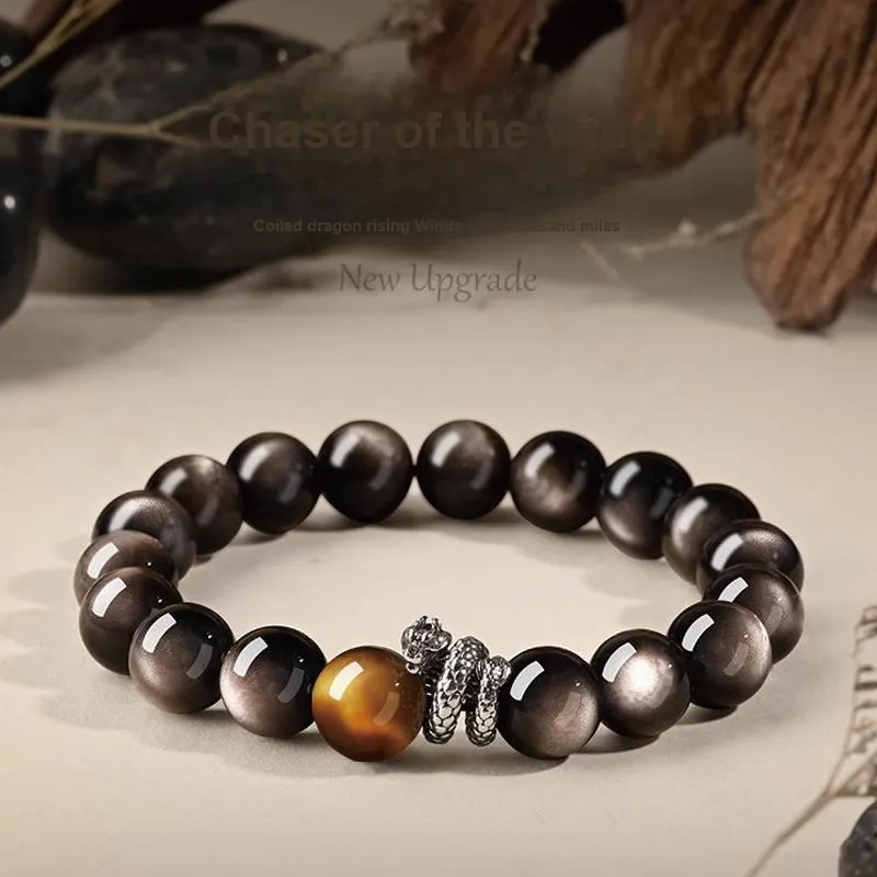 Yi Mingju Obsidian Bracelets Unisex-1
