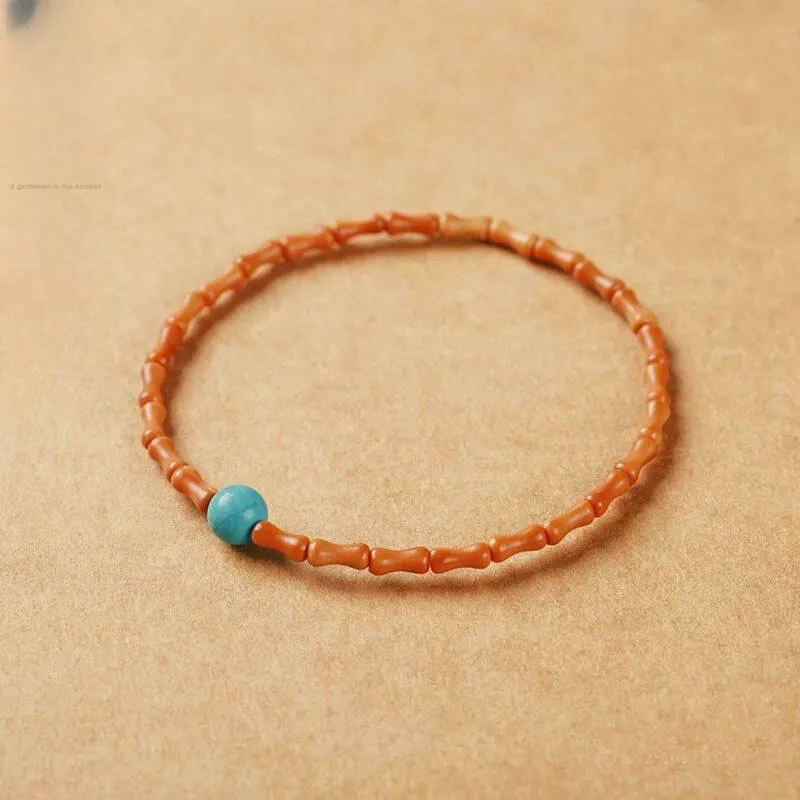 JIUHUASHAN Olive Pit Bracelets Unisex-13