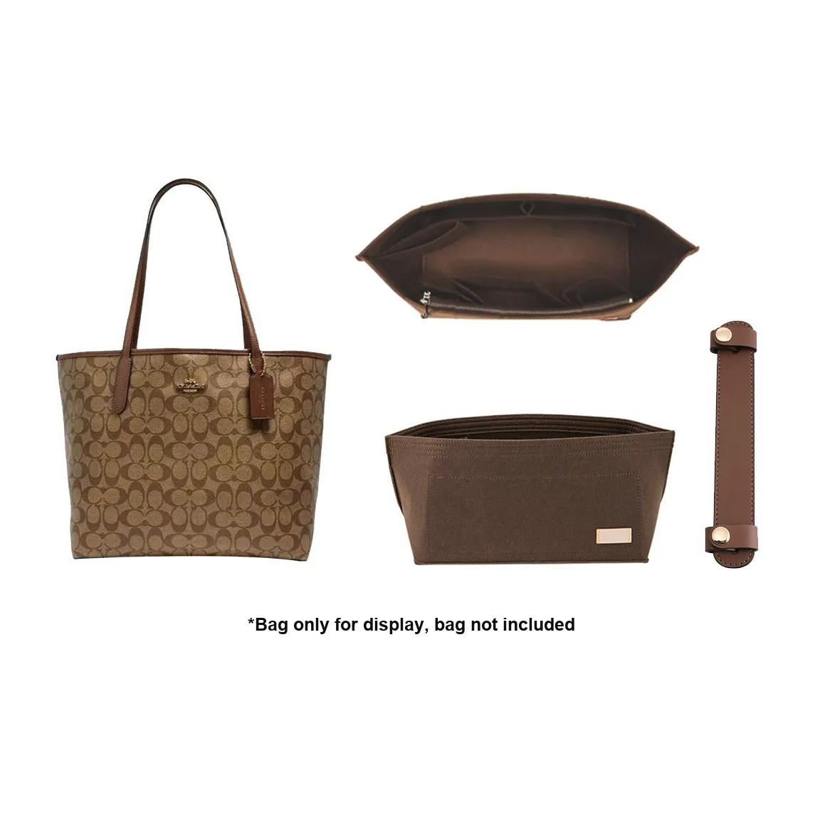 Luxury Care Artisan Workshop Leather Bag Strap Women's Brown/Beige/Milk Tea/Black