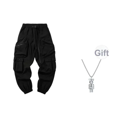 MG Черные Мужские Повседневные Штаны