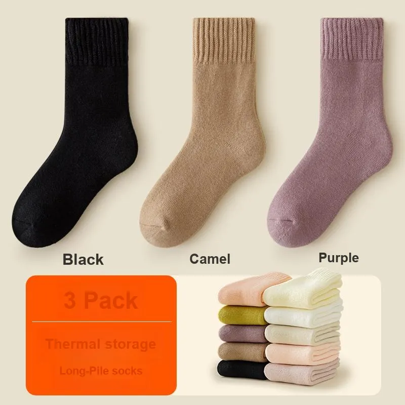 H YXIANG Mid Calf Socks Women's Combo Set-13