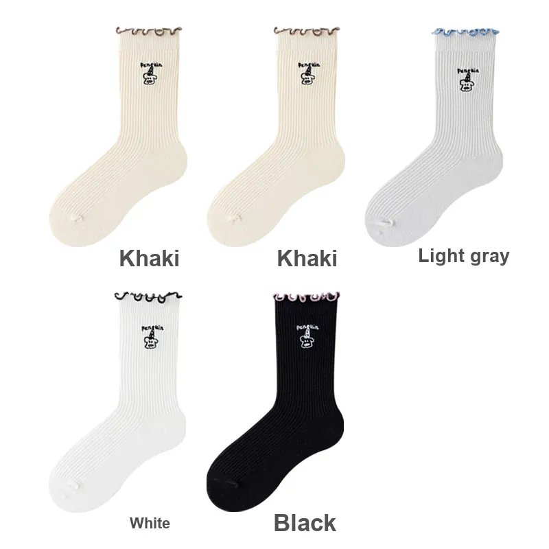 H YXIANG Mid Calf Socks Women's Combo Set-25