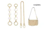 Gold-Tone Extender Chain (Camellia+Moon+Decorative Chain)