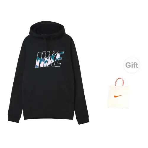 Nike Sweatshirts Men Black Sweatshirts+Gift Bag